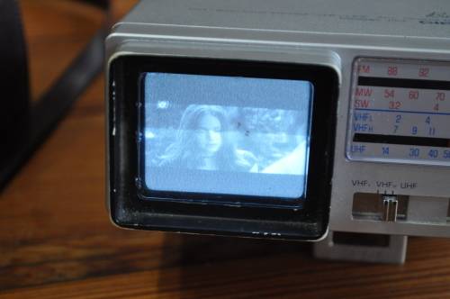Vintage Broksonic Mini TV With FA AM Radio