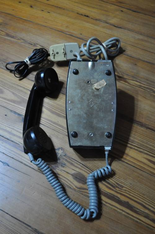 1980s Black Dial Phone
