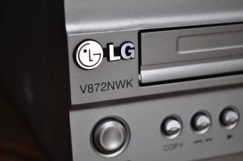 LG VHS And DVD Combo Video Recorder With Remote