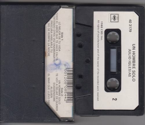 Julio Iglesias - Un Hombre Solo (Cassette)