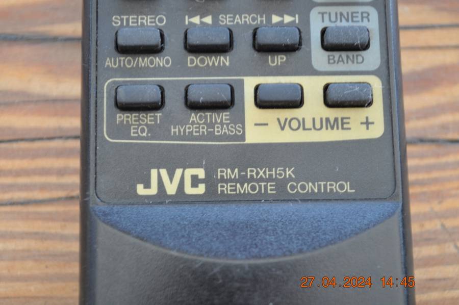 Original JVC Audio System Remote Control