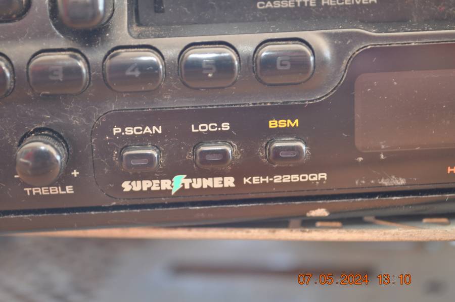 Vintage Pioneer Cassette FM Car Radio