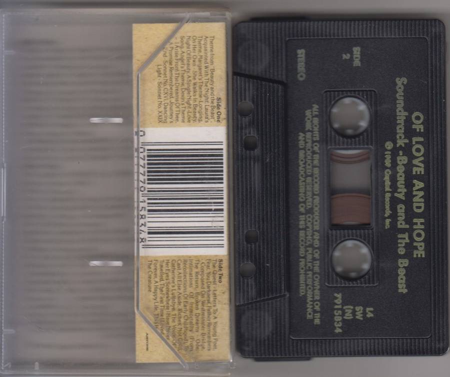 Beauty And The Beast - Of Love And Hope : Soundtrack (Cassette)