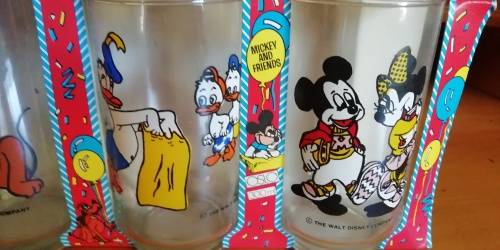 Vintage Disney Drinking Glasses