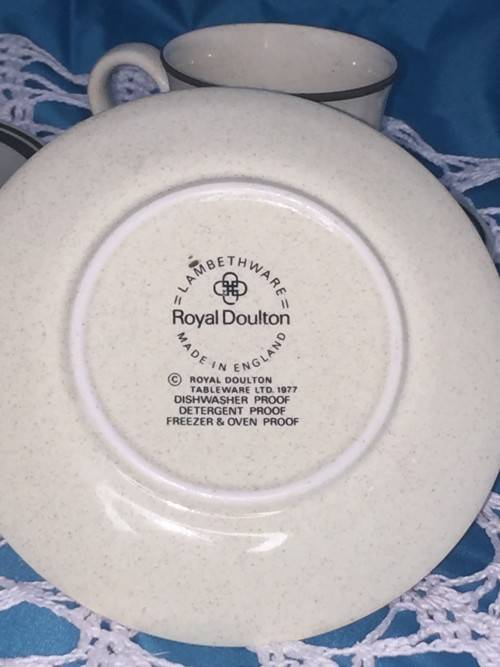 Royal Doulton Lambethware Espresso Set