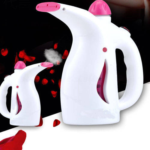 WHITE 800W PORTABLE HANDHELD GARMENT CLOTHES FABRIC STEAMER STEAM For Home