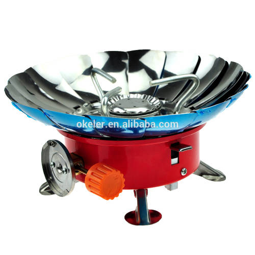 Portable Collapsible Windproof Backpacking Gas Camping Stove