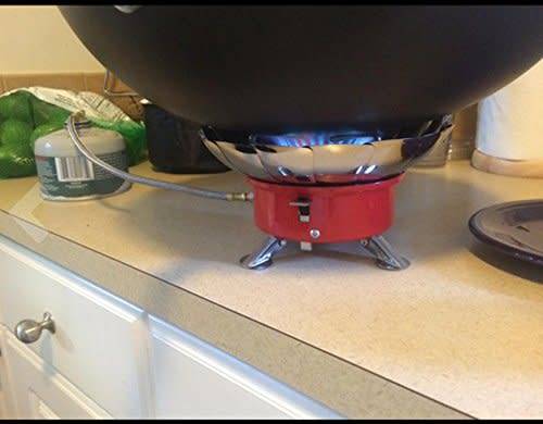 Portable Collapsible Windproof Backpacking Gas Camping Stove