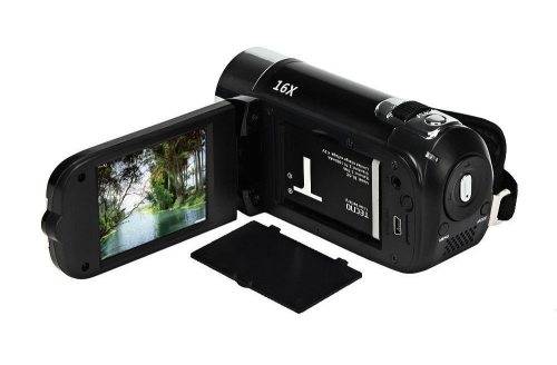 Full HD 1080P Video Camera Professional Digital Camcorder 2.7 Inches 16MP High Definition ABS FHD DV