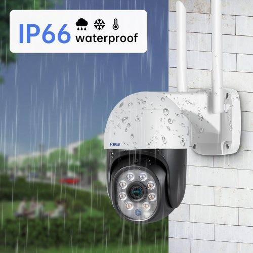 Outdoor Surveillance Camera - Wi-Fi - IR Night Vision - Water Resistant - 2 Way Audio - Full HD