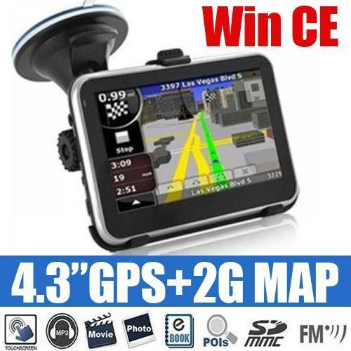 ***Brand New 4.3' GPS system with pre-loaded SA maps and FREE 2 GB SD card included***