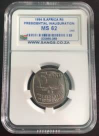 1994 SOUTH AFRICA R5 PRESIDENTIAL INAUGURATION MS62