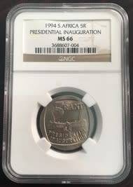 1994 SOUTH AFRICA R5 PRESIDENTIAL INAUGURATION MS66