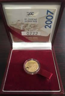 2007 SOUTH AFRICA CULTURAL SERIES THE AFRIKANER PEOPLE 1/10oz 24 CARAT GOLD