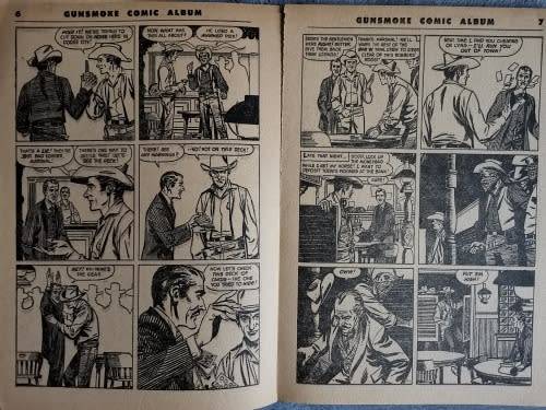 GUNSMOKE  +  CHEYENNE COMIC ALBUM