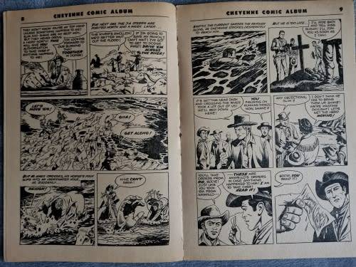 GUNSMOKE  +  CHEYENNE COMIC ALBUM