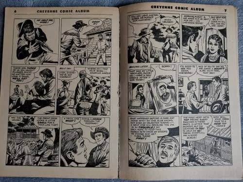 GUNSMOKE  +  CHEYENNE COMIC ALBUM