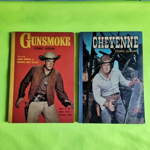 GUNSMOKE  +  CHEYENNE COMIC ALBUM