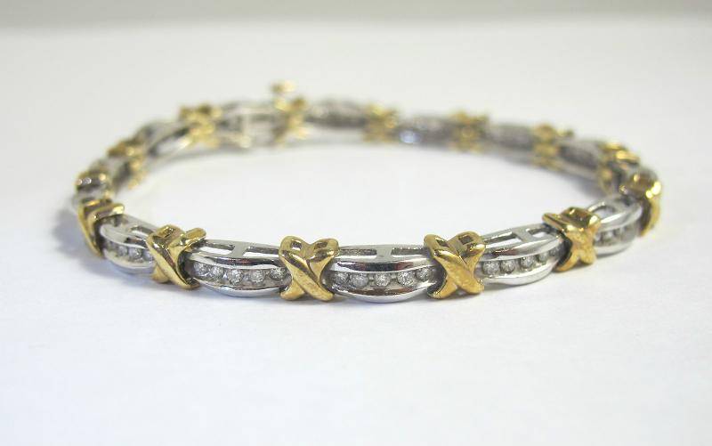 **ONCE-OFF DEAL [R42165]** DIAMOND [2.00cts] TENNIS BRACELET ROUND CUT [6.935g WHITE GOLD] -BUY SAFE