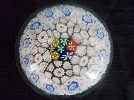 Beautiful Venetian Millefiori Paperweight