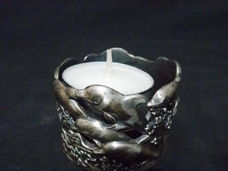 Pewter Tea Light Candle Holder