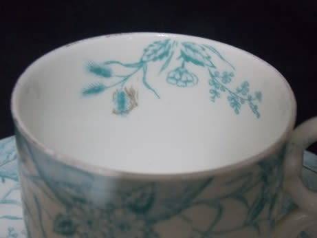 Antique Light Blue Porcelain Tea Set