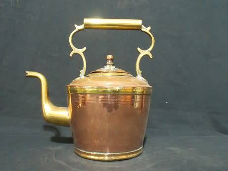 Beautiful Copper and Brass Kettle