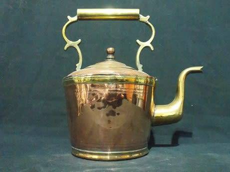Beautiful Copper and Brass Kettle