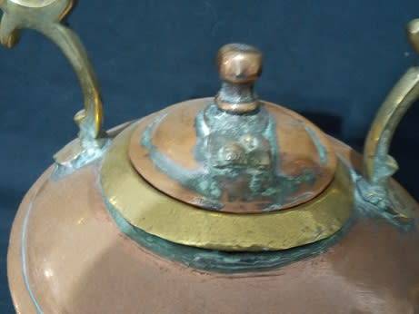 Beautiful Copper and Brass Kettle
