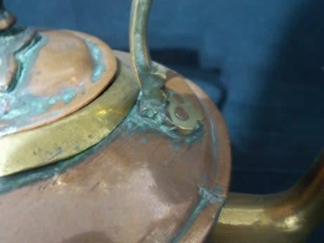 Beautiful Copper and Brass Kettle