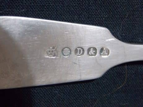 Antique Nevada Silver Spreader Spoon