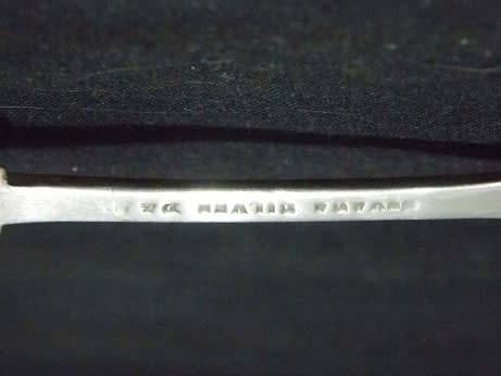 Antique Nevada Silver Spreader Spoon