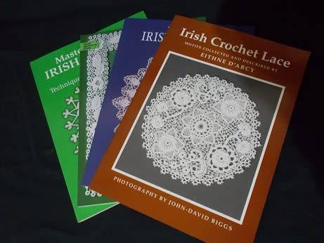 Four Irish Crochet Books Set of Four