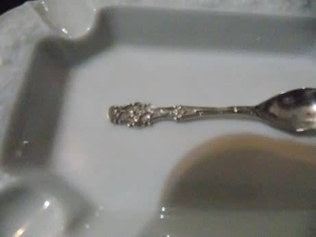 Pretty Silver Condiment Teaspoon Birmingham 1896