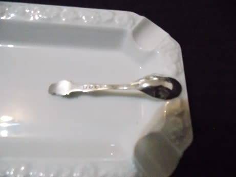 Pretty Silver Condiment Teaspoon Birmingham 1896