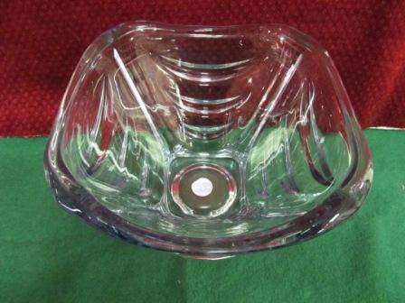 Square Glass Bowl with Thick Sides