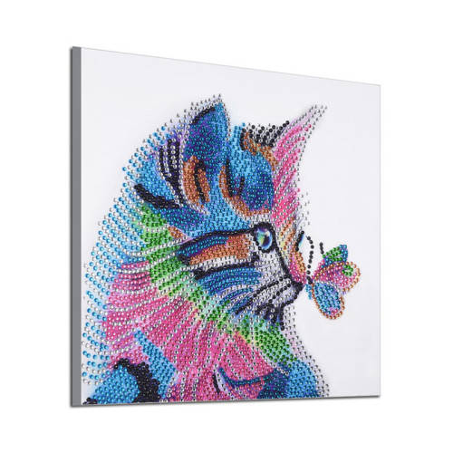 5D Diamond paint by numbers - Cat