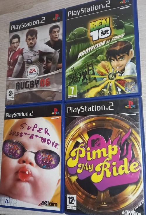 4x PS2 Games