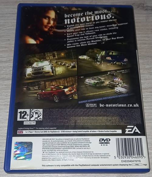 Need For Speed Most Wanted - PS2