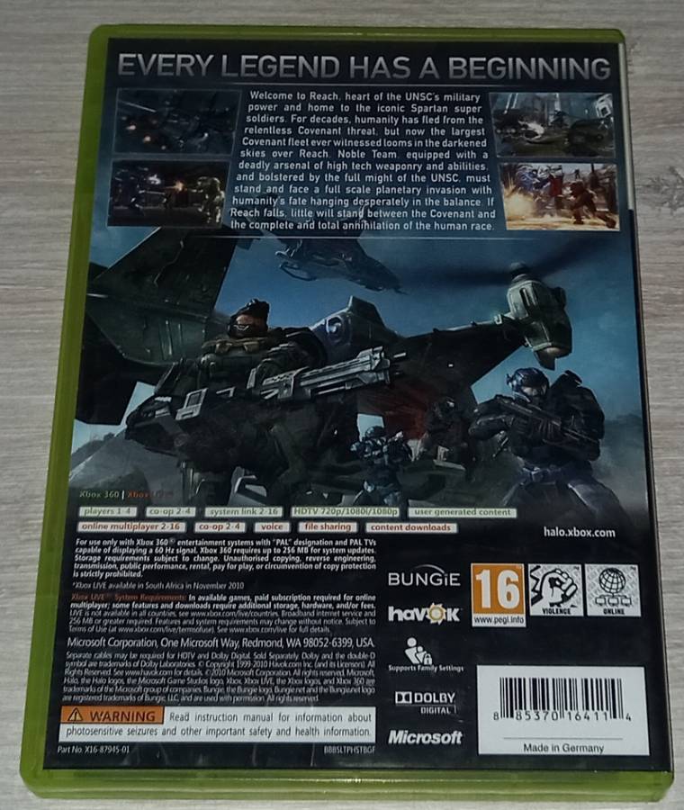 HALO Reach - XBOX 360