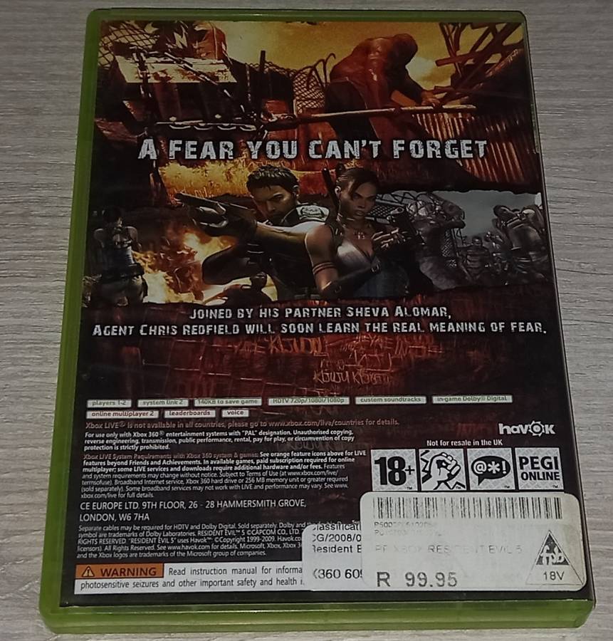 Resident Evil 5 - XBOX 360