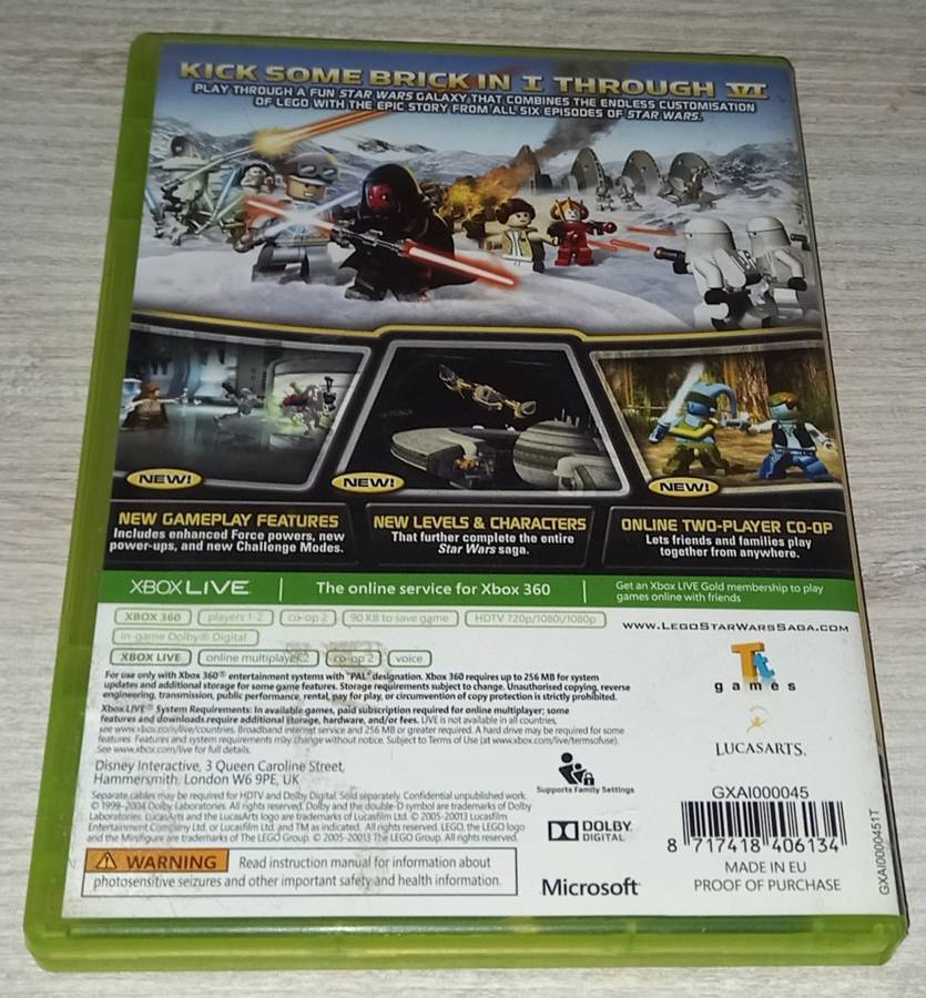 Lego Star Wars The Complete Saga - XBOX 360