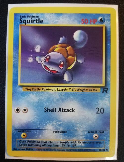 Pokemon Squirtle - Team Rocket Set (NearMint)