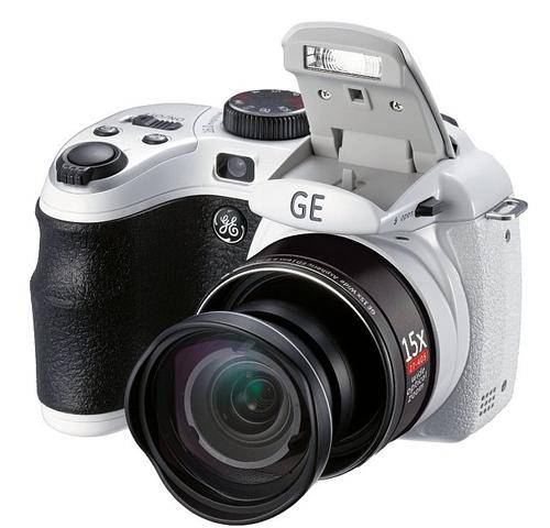 GE Power Pro X500 16 MP with 15 x Optical Zoom Digital Camera (White or Black)
