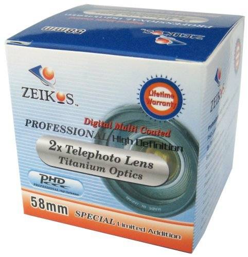 Zeikos  ZE-2X58B 58mm High Quality 2x Telephoto Lens