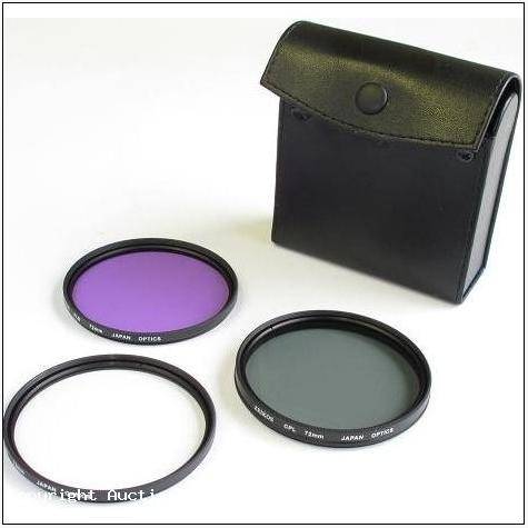 Zeikos ZE-FLK62 62mm Multi-Coated 3 Piece Filter Kit (UV-CPL-FLD)
