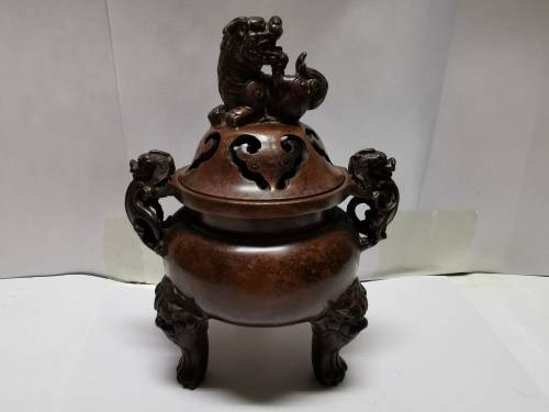 Copper incense burner from China
