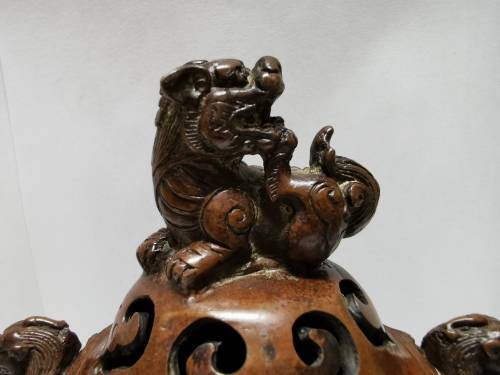 Copper incense burner from China