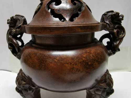 Copper incense burner from China