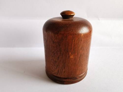 Antique Eastern Chinese  Hetian jade Fingerstall with wooden case